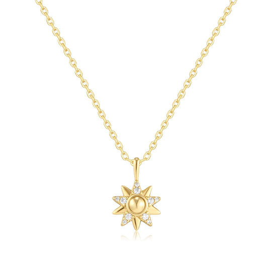 Ania Haie Gold Sunburst Necklace