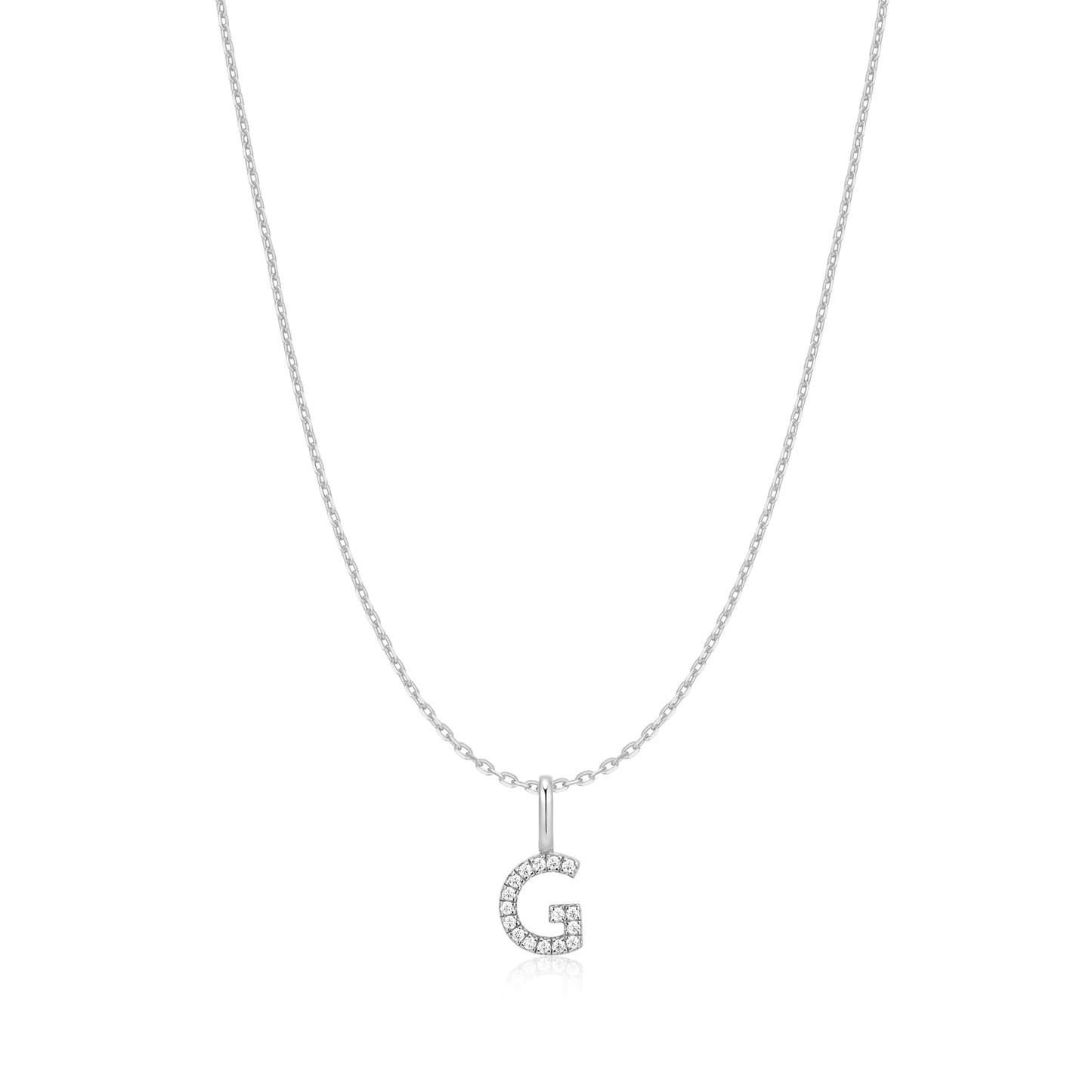 Ania Haie Silver Letter G Initial Necklace
