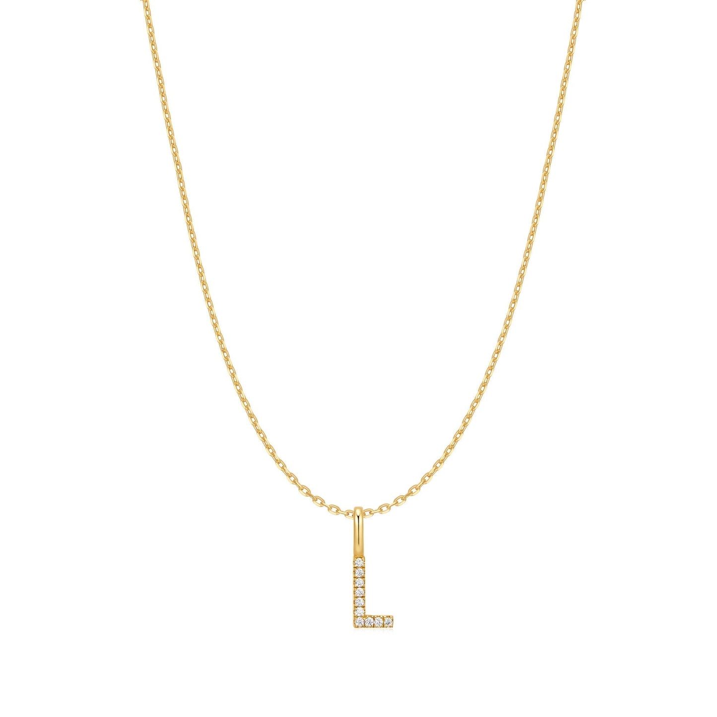 Ania Haie Gold Letter L Initial Necklace