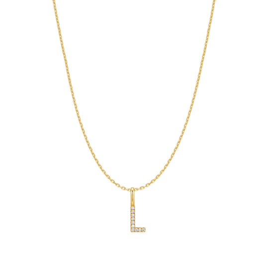 Ania Haie Gold Letter L Initial Necklace