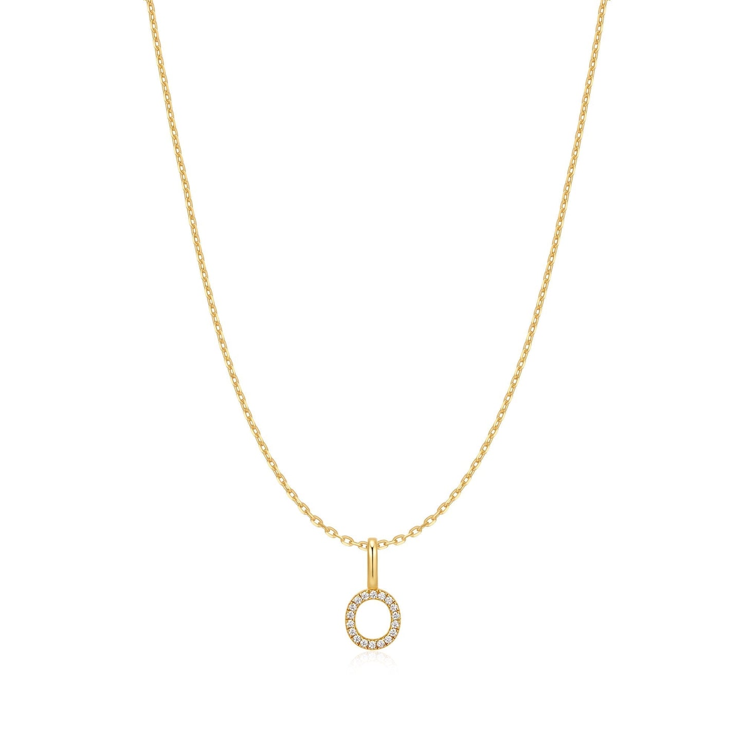 Ania Haie Gold Letter O Initial Necklace