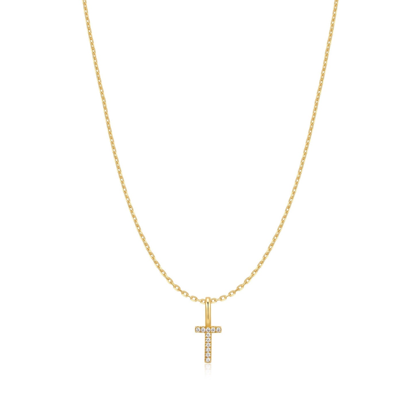 Ania Haie Gold Letter T Initial Necklace