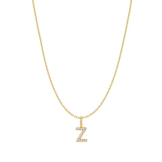 Ania Haie Gold Letter Z Initial Necklace