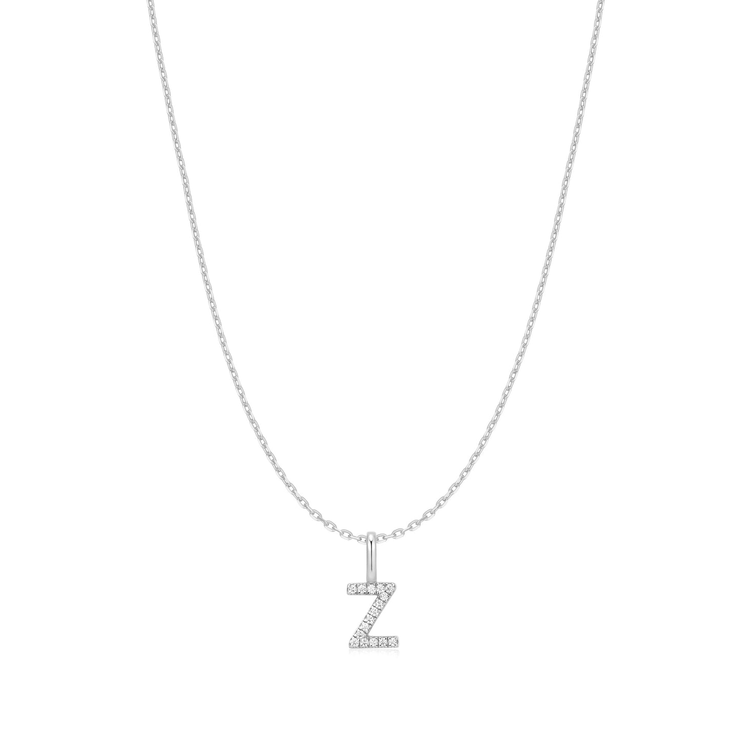 Ania Haie Silver Letter Z Initial Necklace