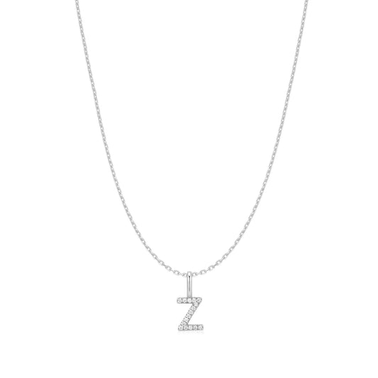 Ania Haie Silver Letter Z Initial Necklace