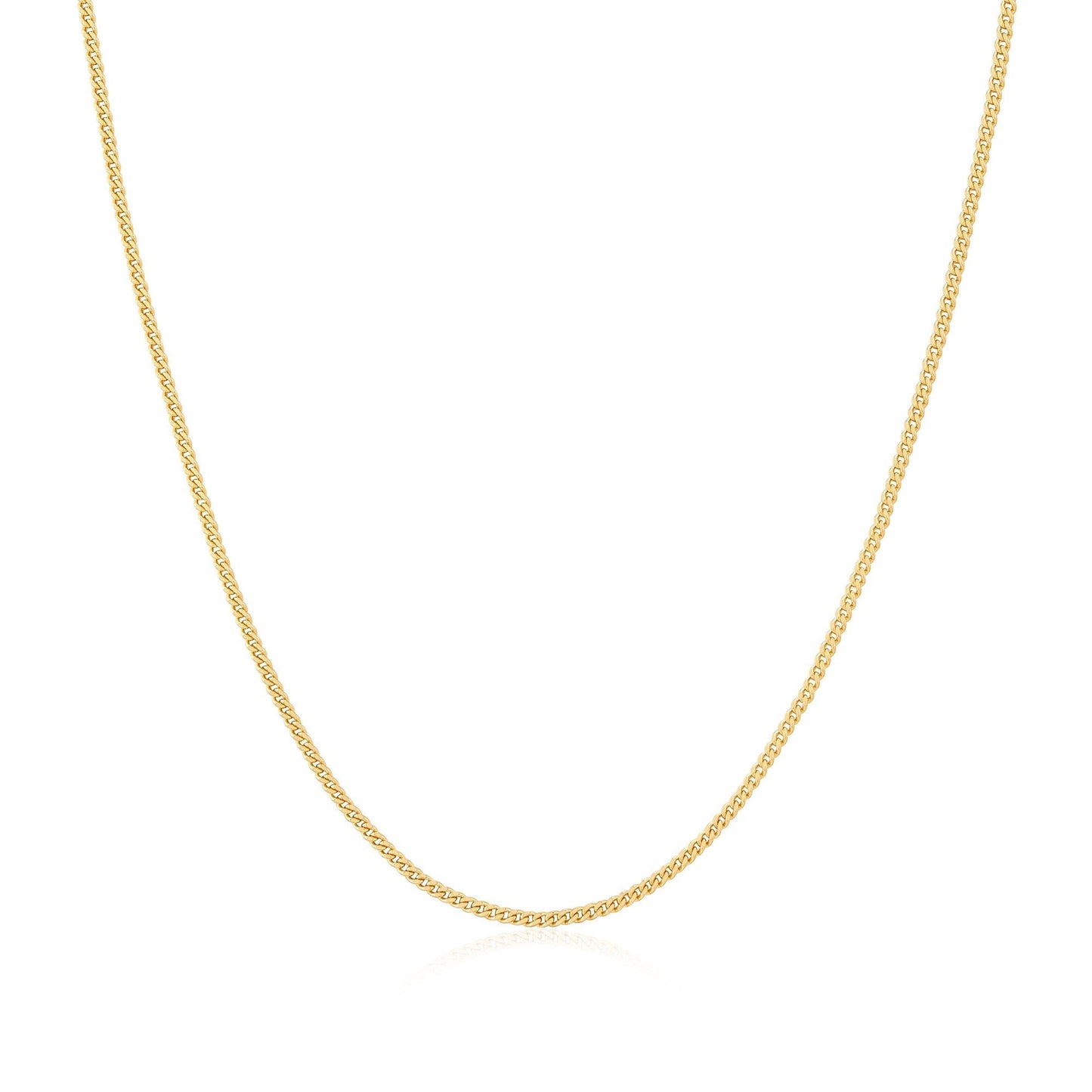 Ania Haie Gold Slim Curb Link Chain Necklace