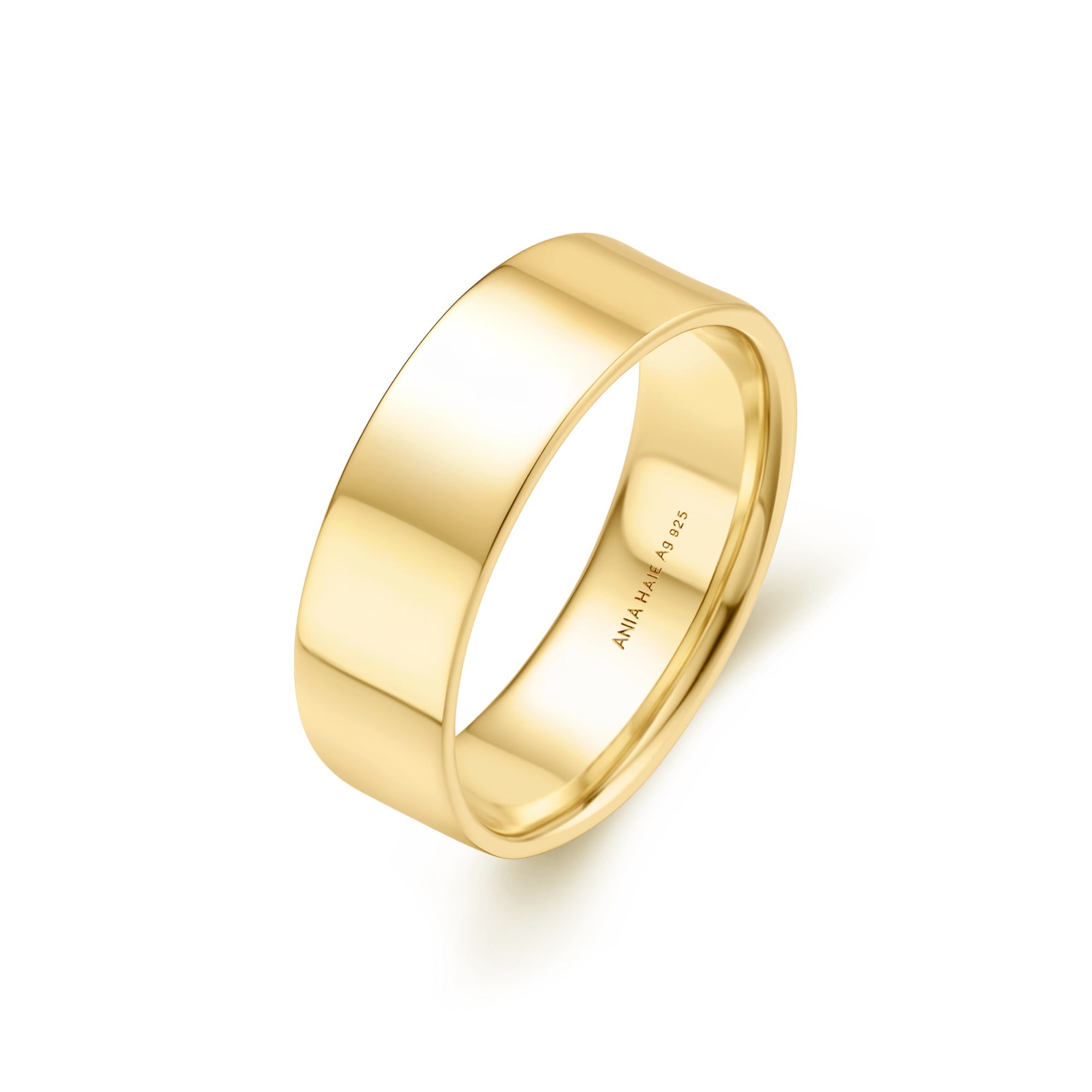 Ania Haie Gold Smooth Band 6mm