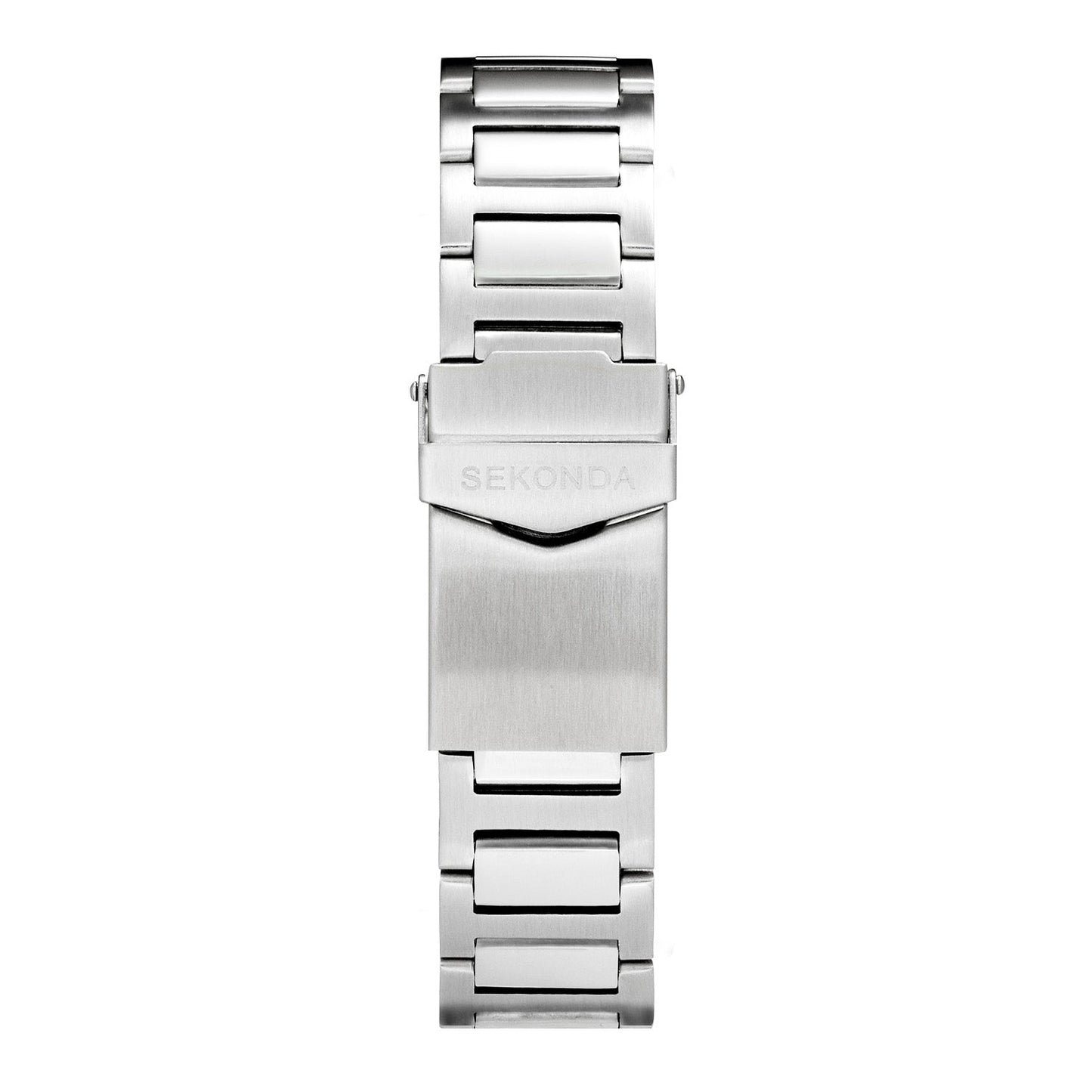Sekonda Mens Octaire Black Dial Stainless Steel Bracelet 40mm Watch