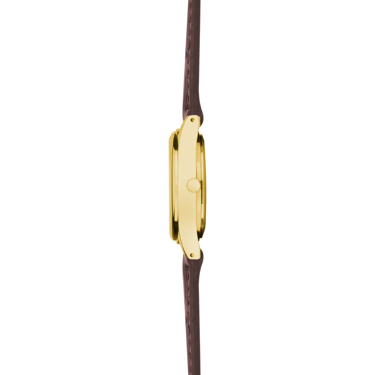 Sekonda Womens Evans White Dial Gold Brwn Leather Strap 25mm Watch