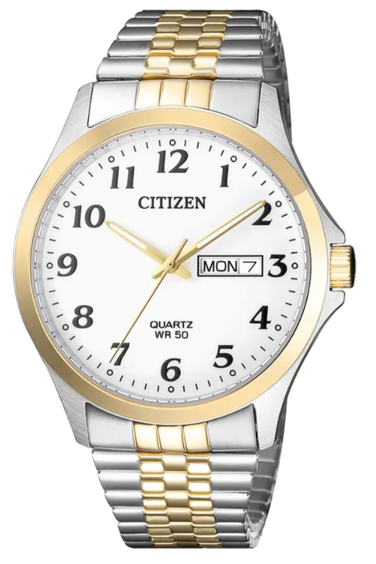 Citizen Quartz Mens Two Tone Watch