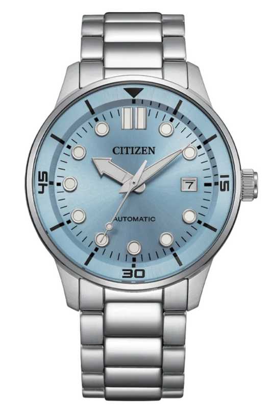 Citizen Automatic Silver Stainless Steel Blue Dial Watch