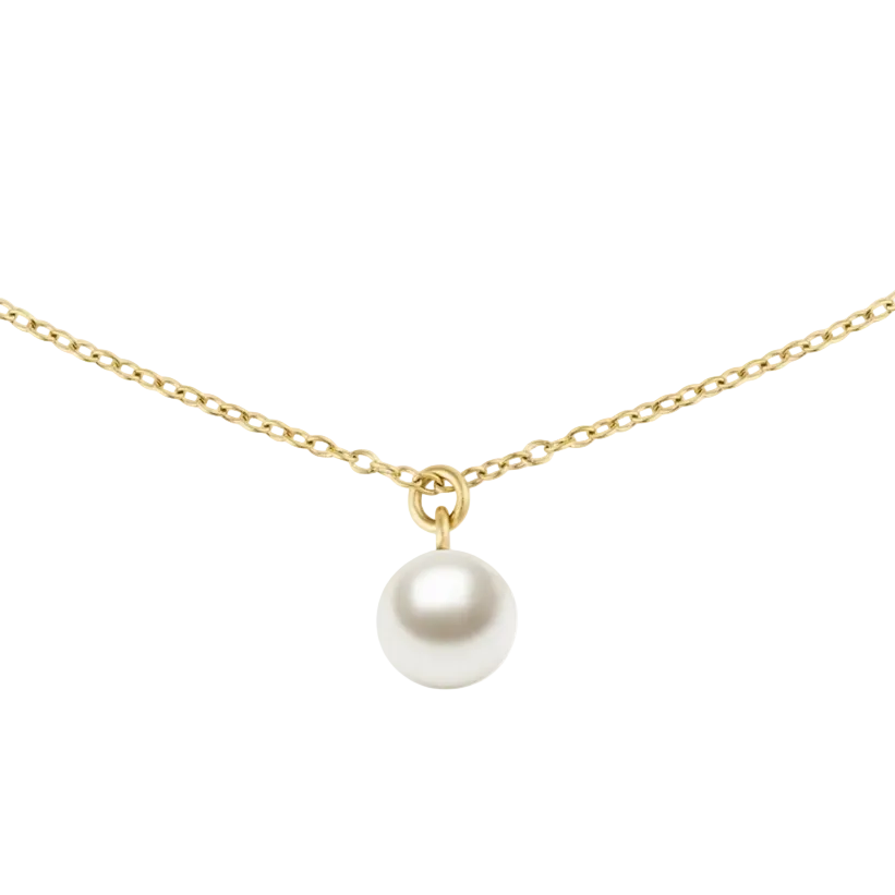 Daniel Wellington Pearl Necklace Gold