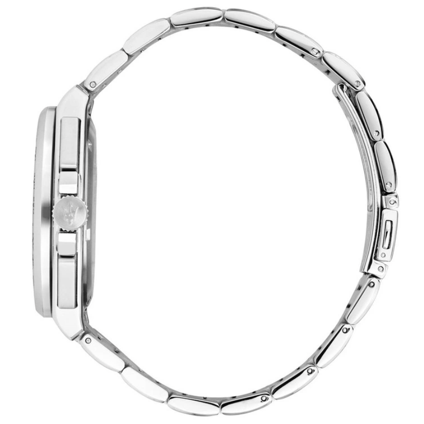 Maserati Velocita Chrono Silver Dual-Strap Watch
