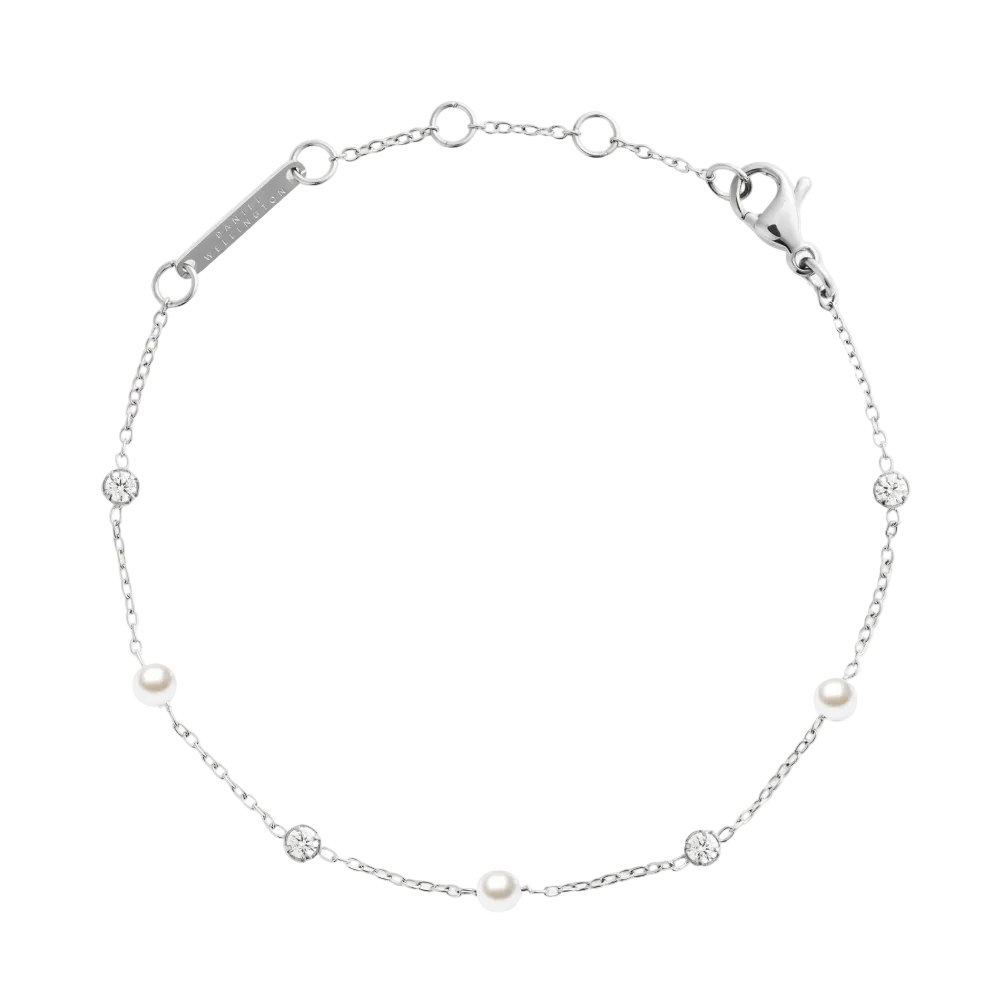 Daniel Wellington Pearl Bracelet Silver