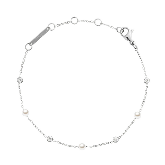 Daniel Wellington Pearl Bracelet Silver