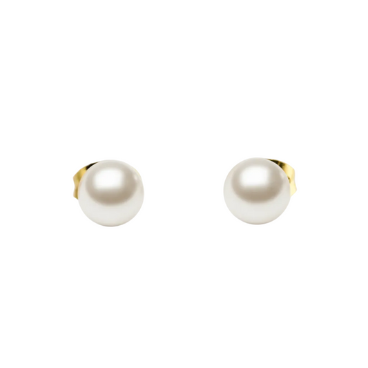 Daniel Wellington Pearl Stud Earring Gold