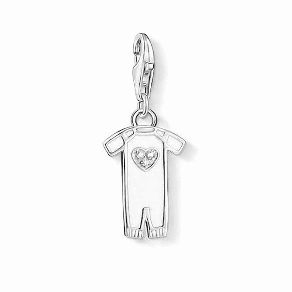 Thomas Sabo Charm Club White Baby Romper Charm