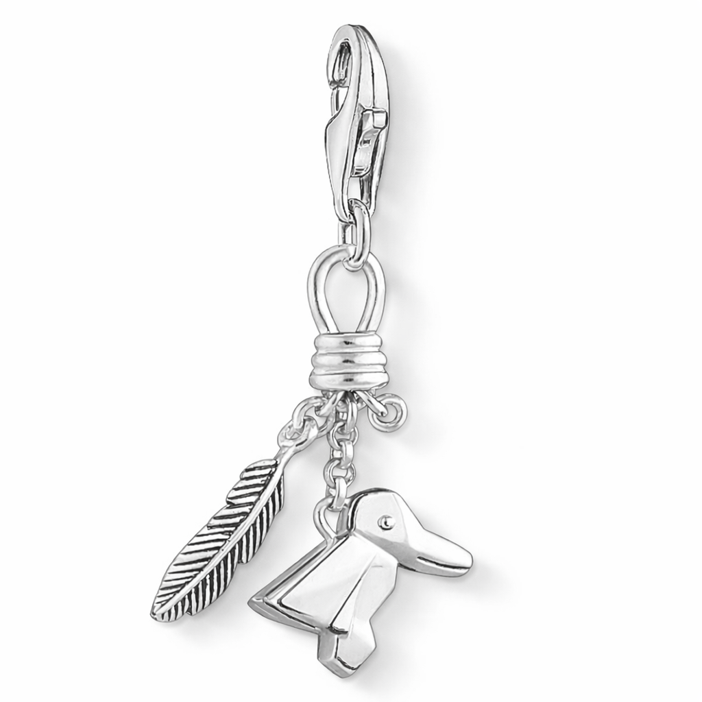 Thomas Sabo Bird and Feather Charm