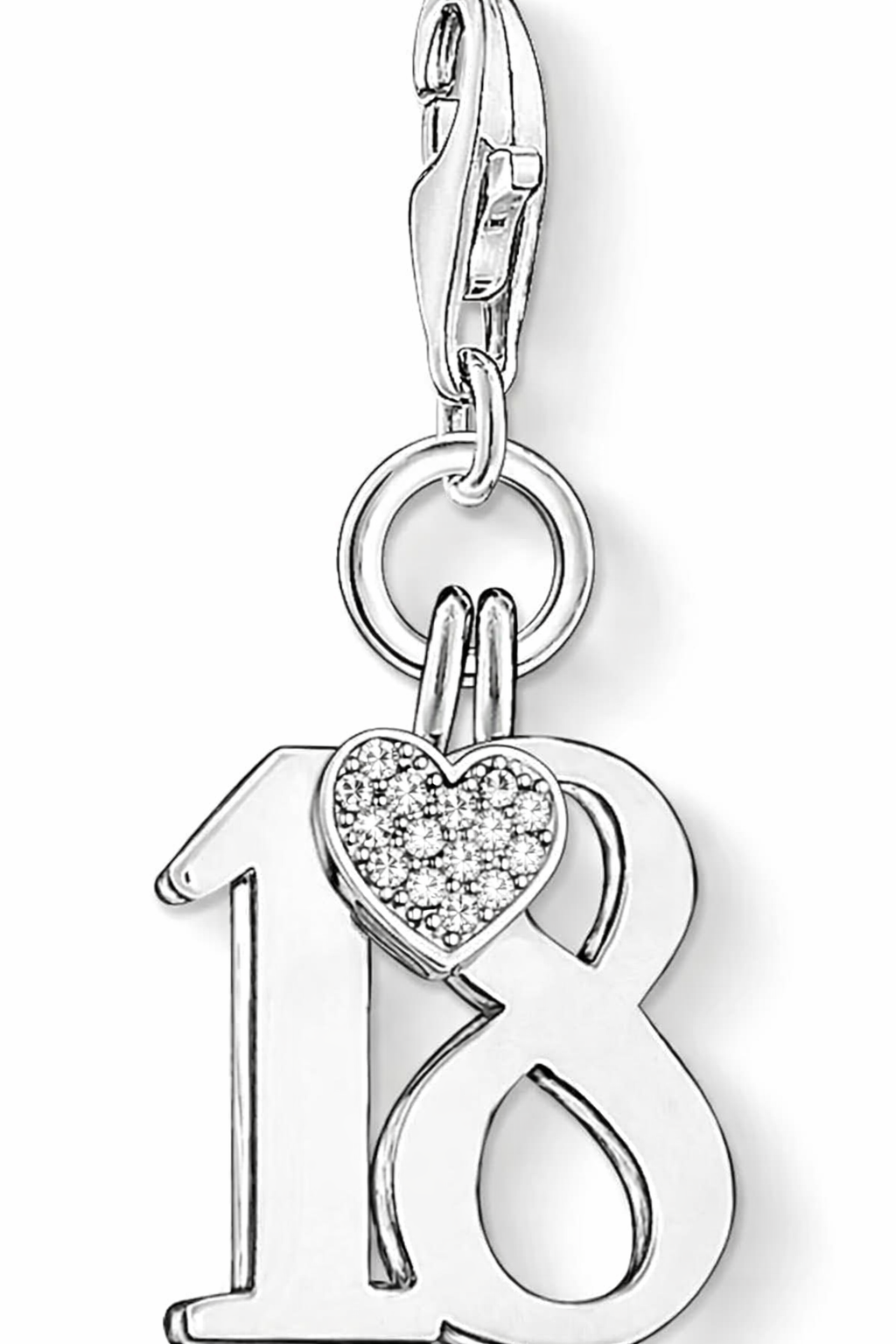Thomas Sabo "18" Charm with heart