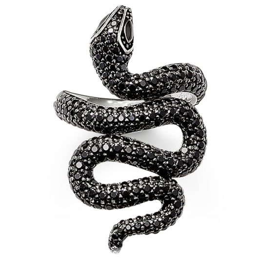 THOMAS SABO Ring "Black Snake Pave"