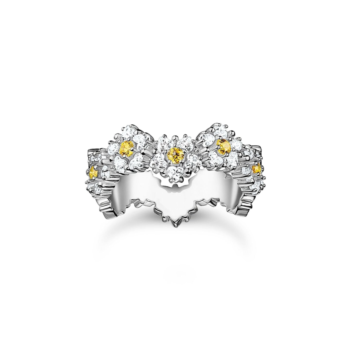 THOMAS SABO Lovely Daisy Ring in Silver