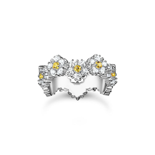 THOMAS SABO Lovely Daisy Ring in Silver
