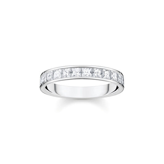 THOMAS SABO Ring White Stones Silver