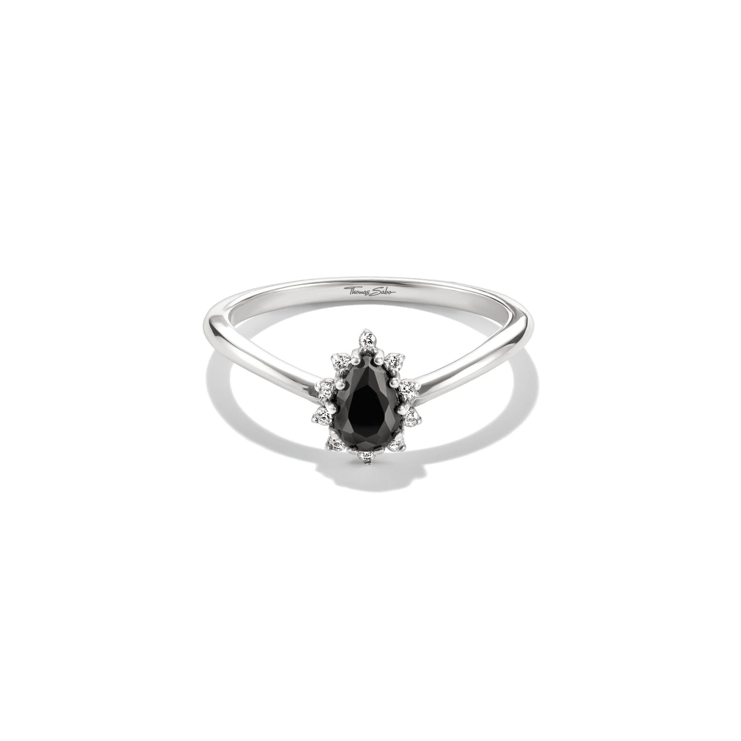 THOMAS SABO Black Drop Zirconia Ring