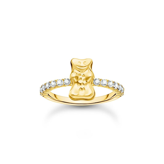 THOMAS SABO Ring with Gold HARIBO goldbear and zirconia
