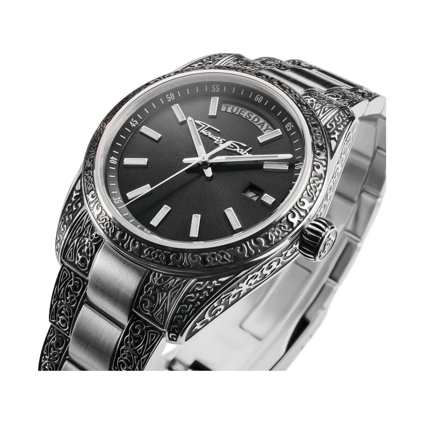 THOMAS SABO Rebel Revive Watch 36mm Black