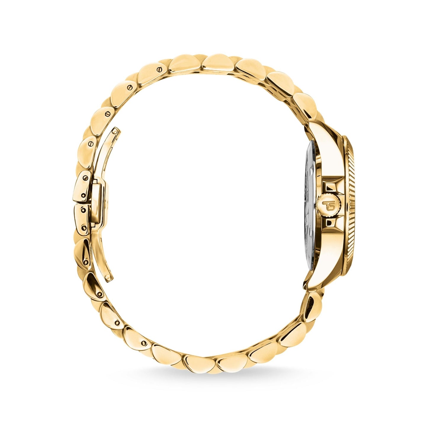 THOMAS SABO Ladies Green Malachite Divine Watch in Gold