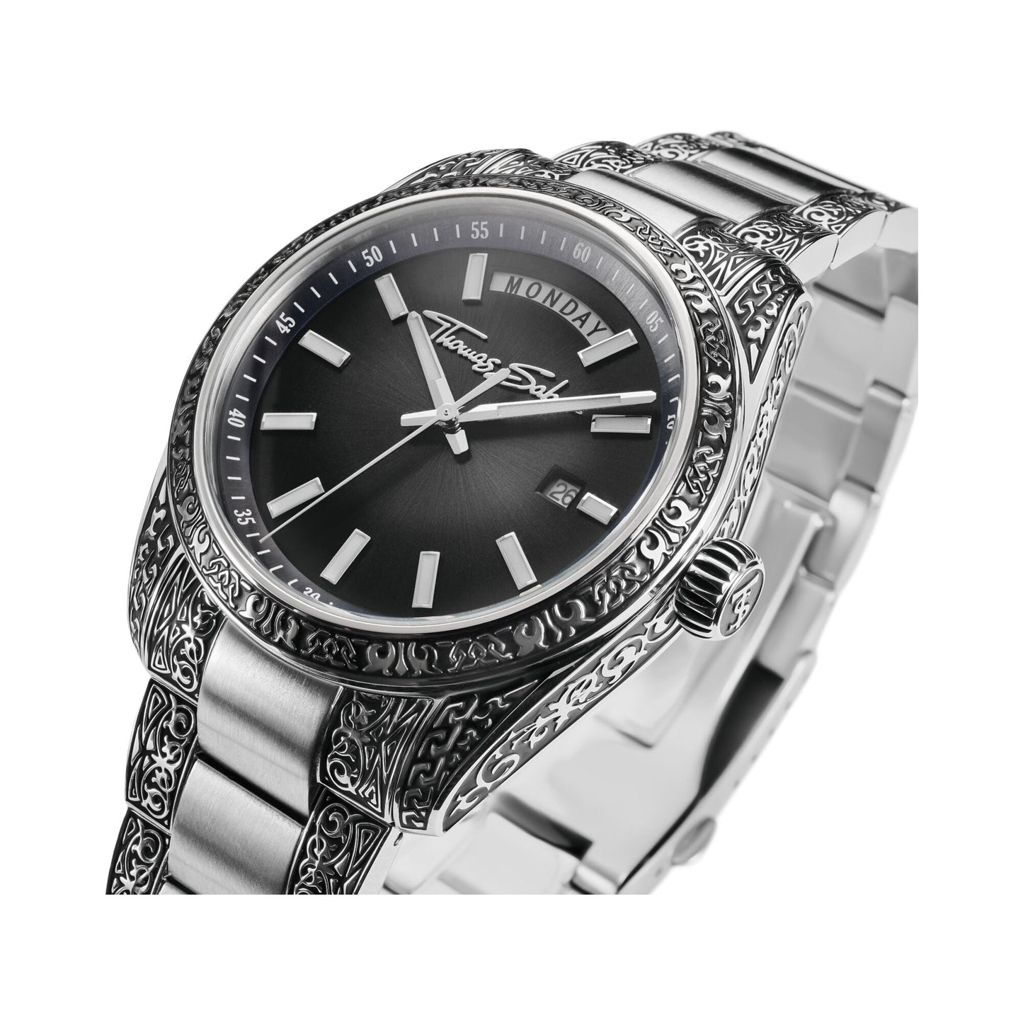 THOMAS SABO Rebel Revive Watch 40mm Black