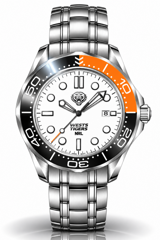 Wests Tigers MatchTimer Away Series — Official NRL Licensed Watch