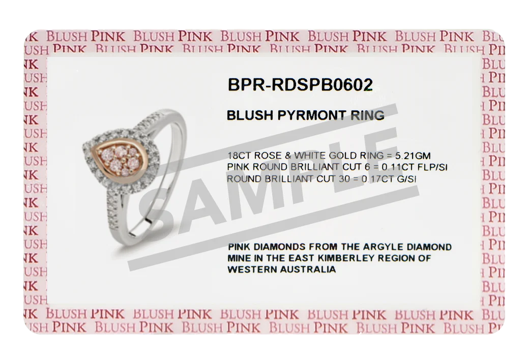 18ct 2-Tone Pink Caviar Diamond Stud Earrings