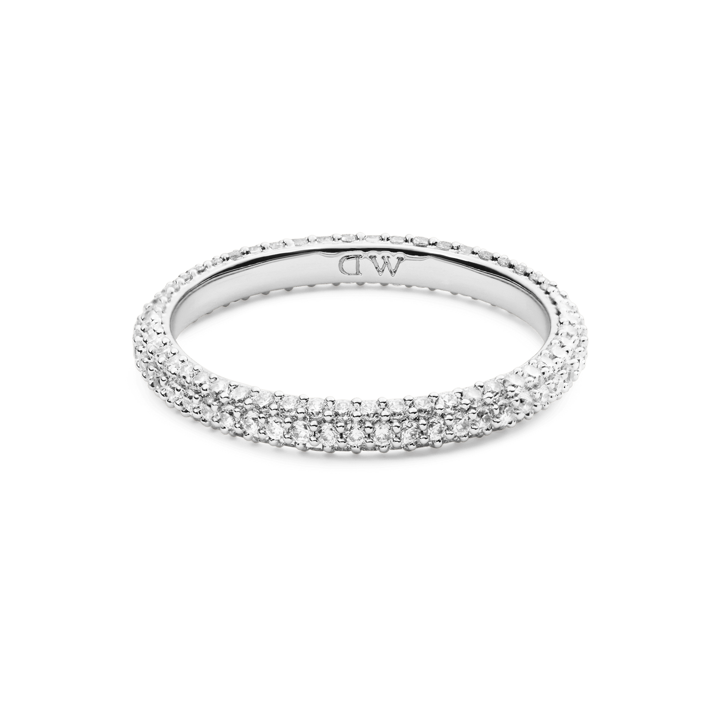 Daniel Wellington Pave Ring Silver 3 mm