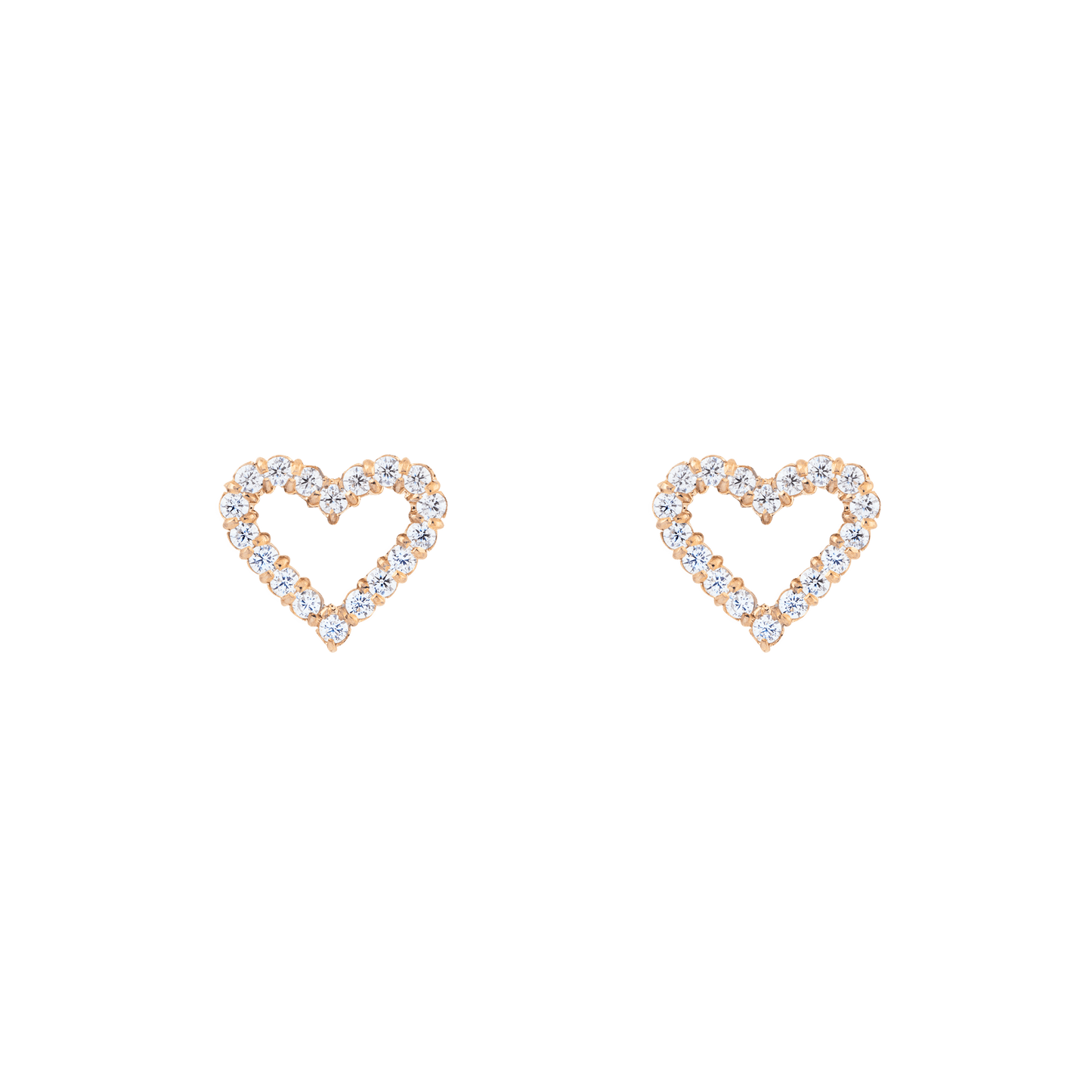 Daniel Wellington Mirelle Heart Earring Rose Gold