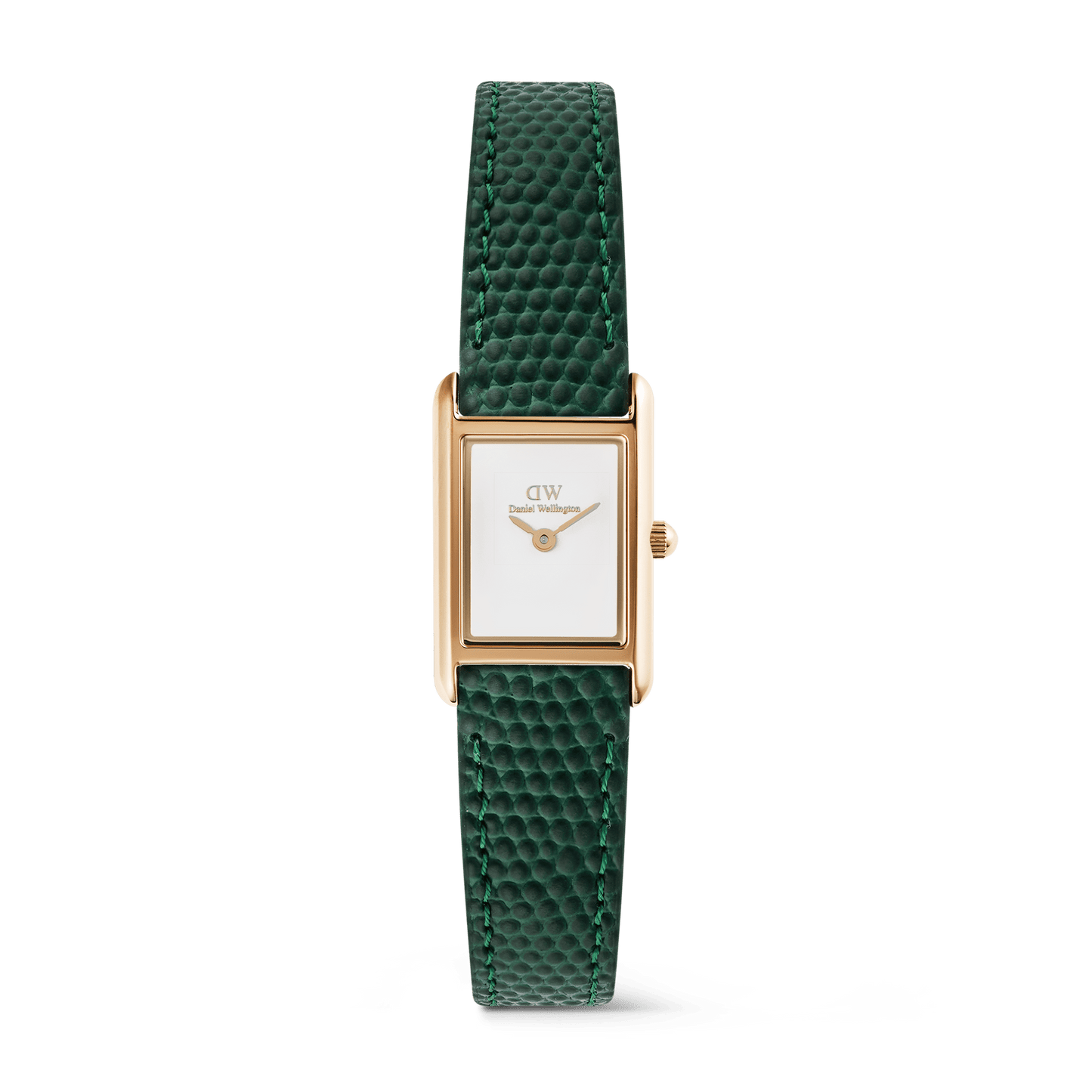 Daniel Wellington Bound Mini Green Lizard Rose Gold
