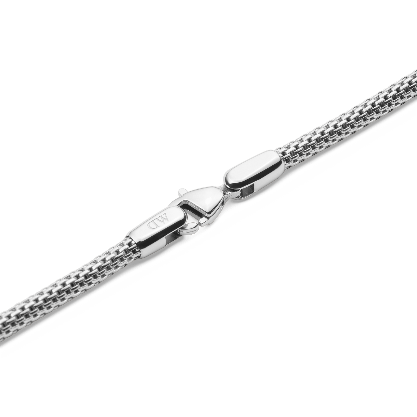 Daniel Wellington Tide Mesh Necklace Silver 2.8