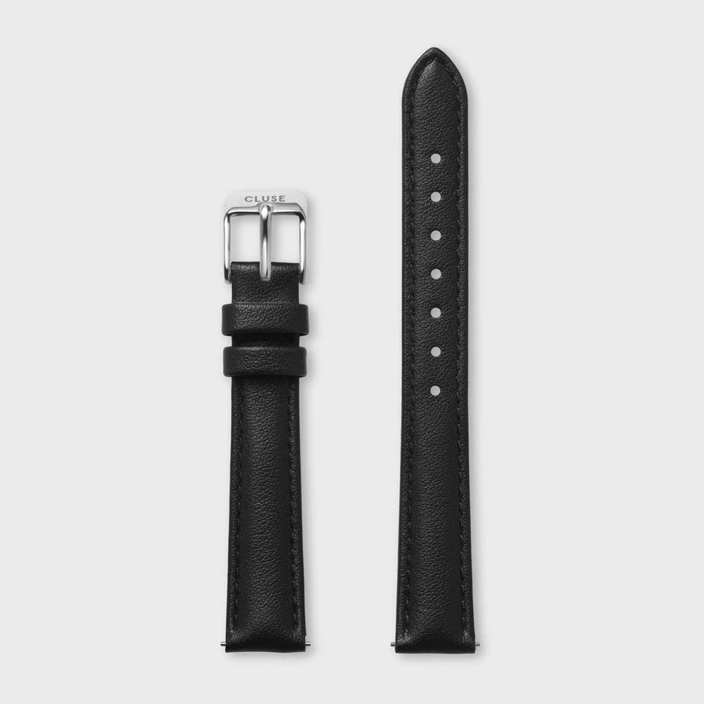 CLUSE 14mm Strap Black/Silver CS12103