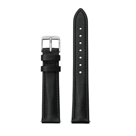 CLUSE 16mm Strap Black/Silver CS12228