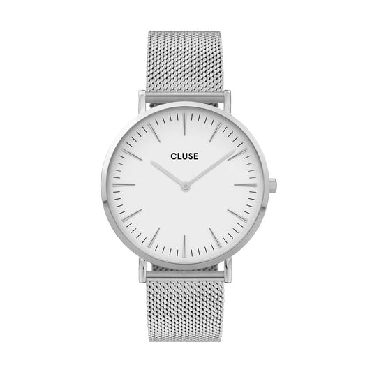 CLUSE Boho Chic Mesh Silver/White CW0101201002