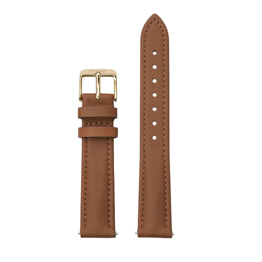 CLUSE 16mm Strap Caramel/Gold CS12231