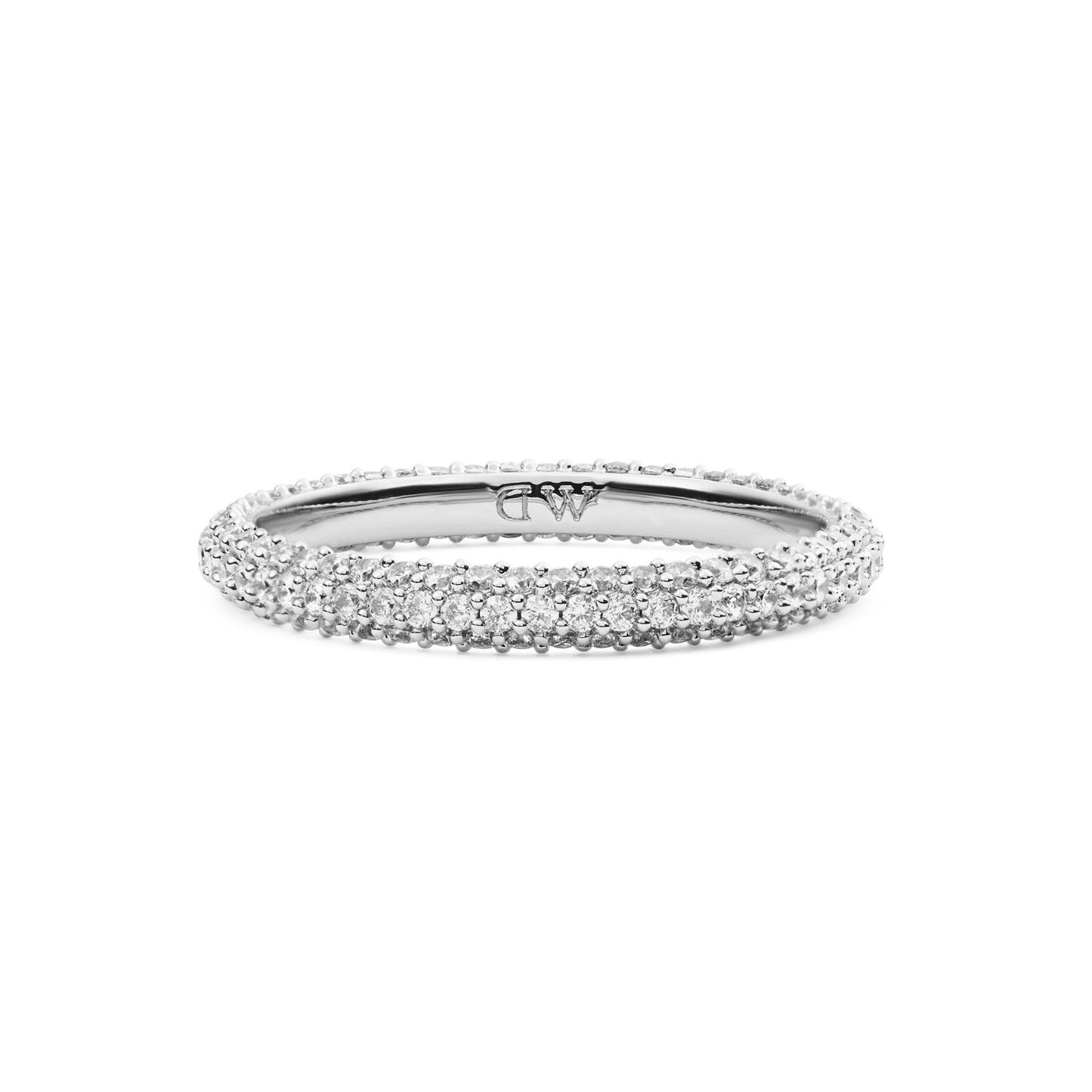 Daniel Wellington Pave Ring Silver 3 mm