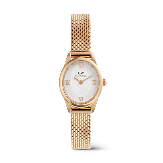 Daniel Wellington Ophelia Mini Mesh White Rose Gold