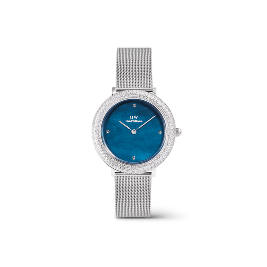 Daniel Wellington Crystalline Bezel Sterling Blue Watch