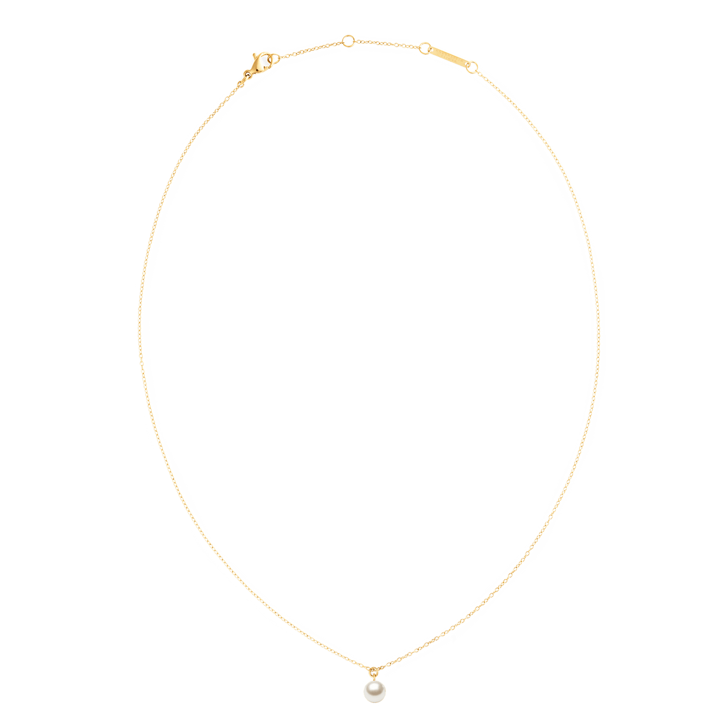 Daniel Wellington Pearl Necklace Gold