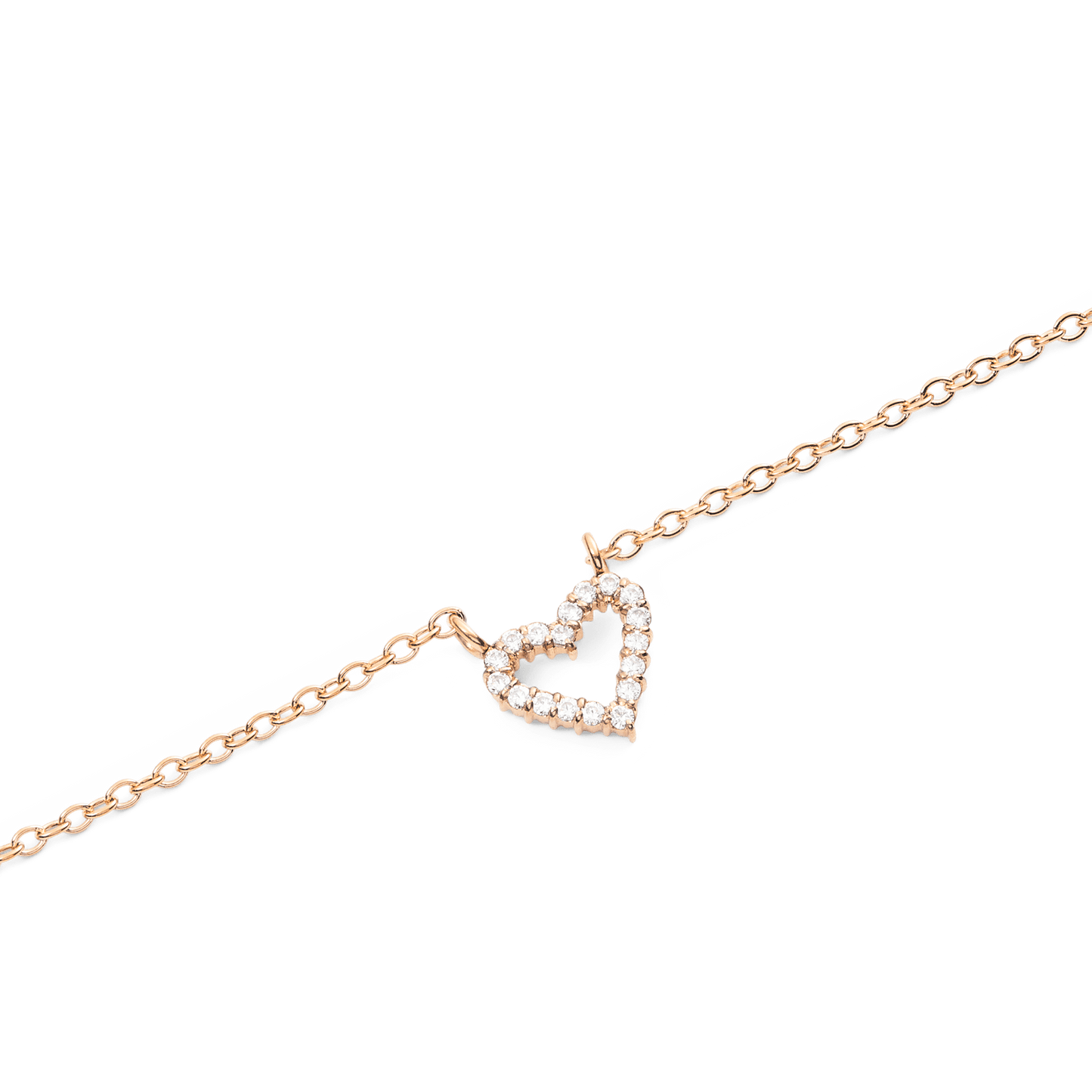Daniel Wellington Mirelle Heart Necklace Rose Gold