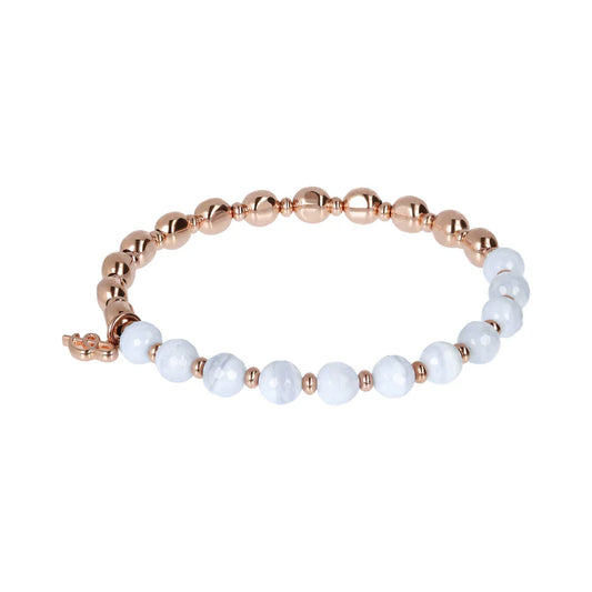 Bronzallure Variegata Rainbow Bracelet Blue Lace Agate