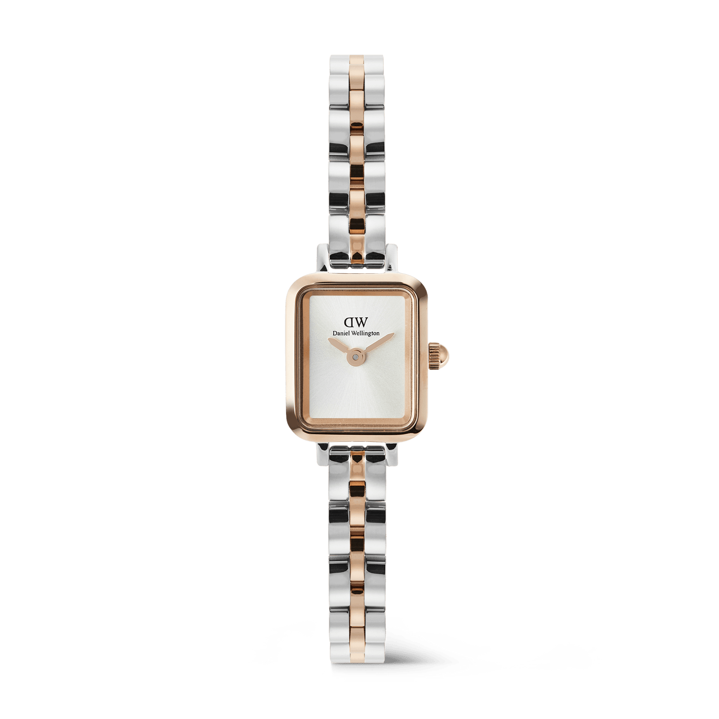 Daniel Wellington Quadro Mini Arch 3-Link Two Tone Rose Gold