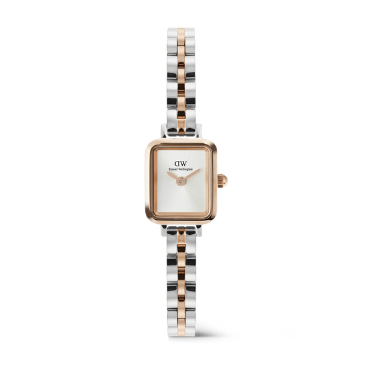 Daniel Wellington Quadro Mini Arch 3-Link Two Tone Rose Gold